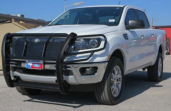 50-1340 – STEELCRAFT Grille Guard, 1-Piece Black Steel With Brush Guard Without Skid Plate Without Step Plate With Pu...